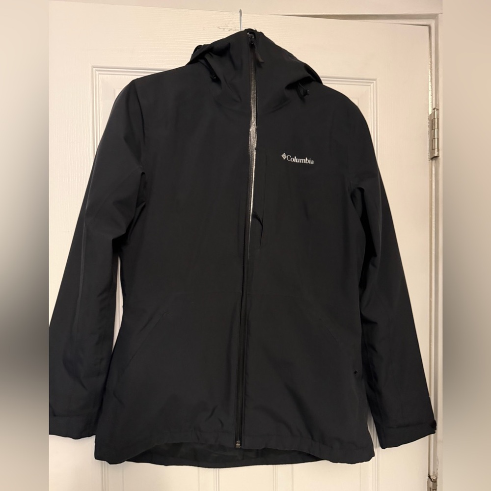 3 in 1 Columbia Black Waterproof Jacket